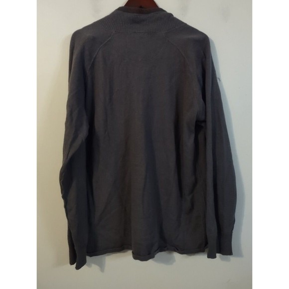The North Face Mens XXL Sweater/Shirt Gray Pullover Quarter Zip Outdoor Casual - Picture 5 of 7